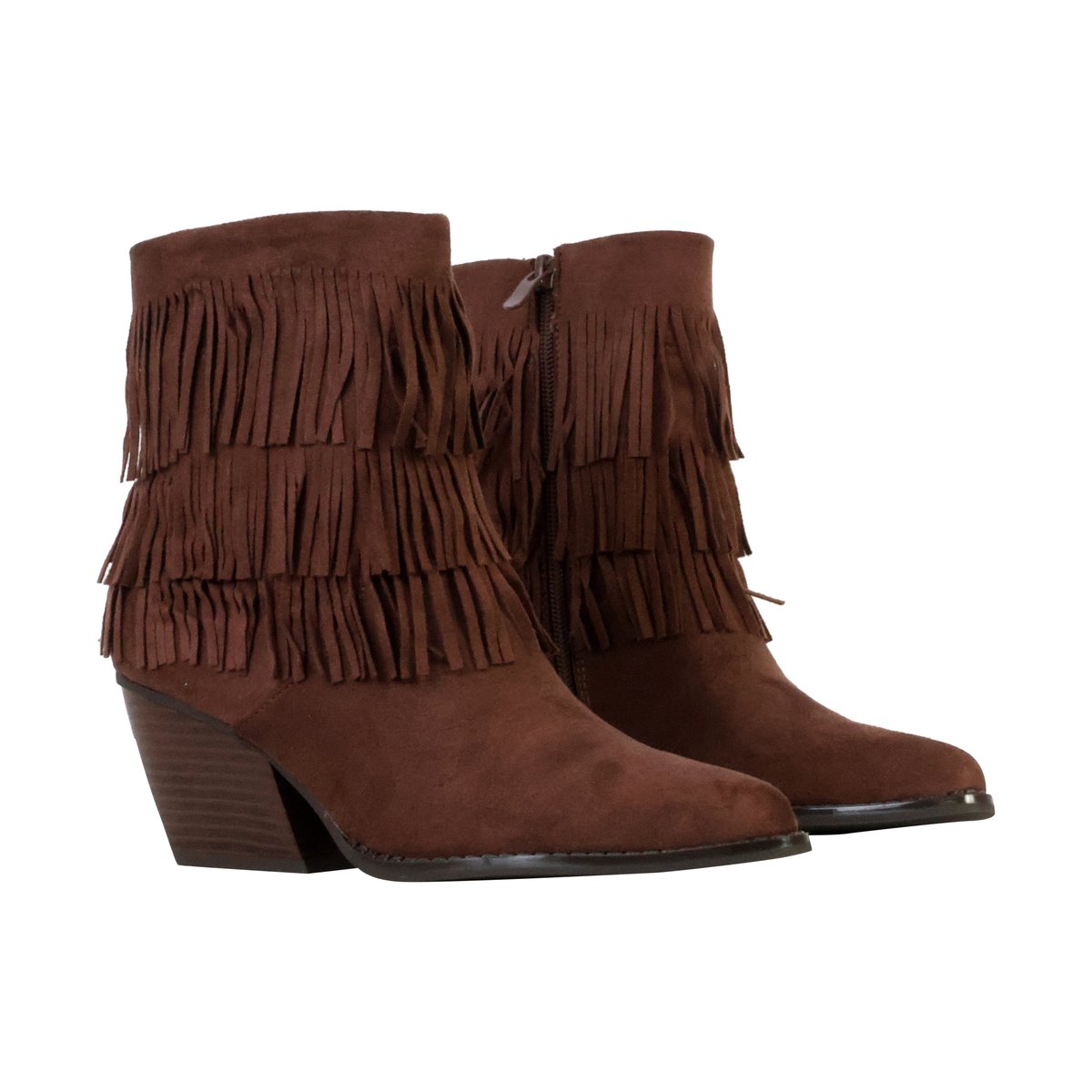 Bottines à Zip marron, ENZA NUCCI