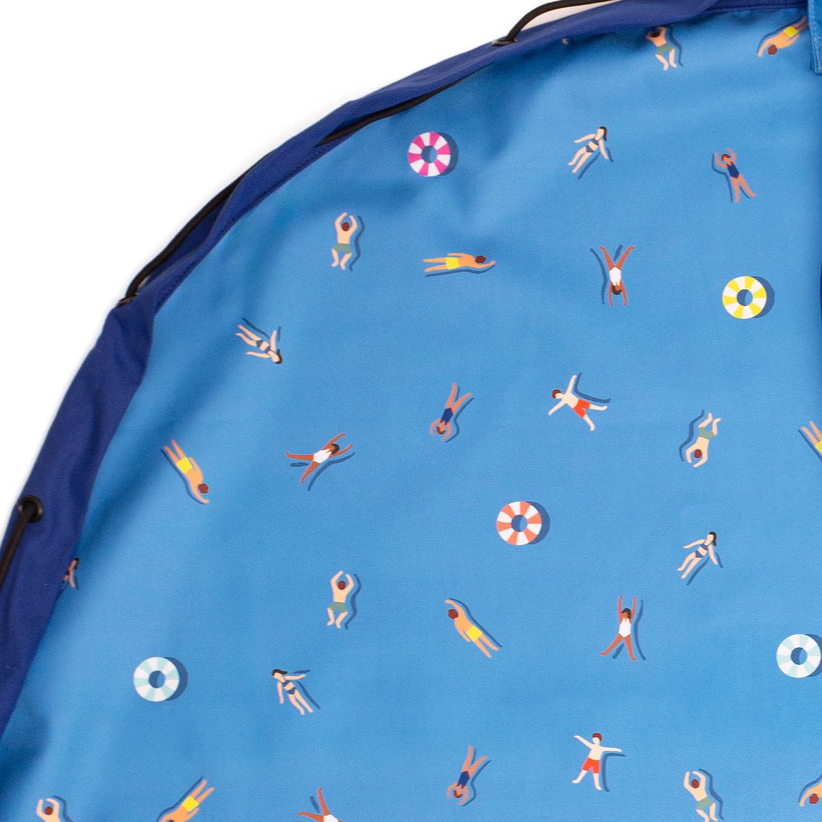 play&go - tapis de jeu & sac à jouets outdoor - swim fun bleu, multicolor, PLAY ET GO