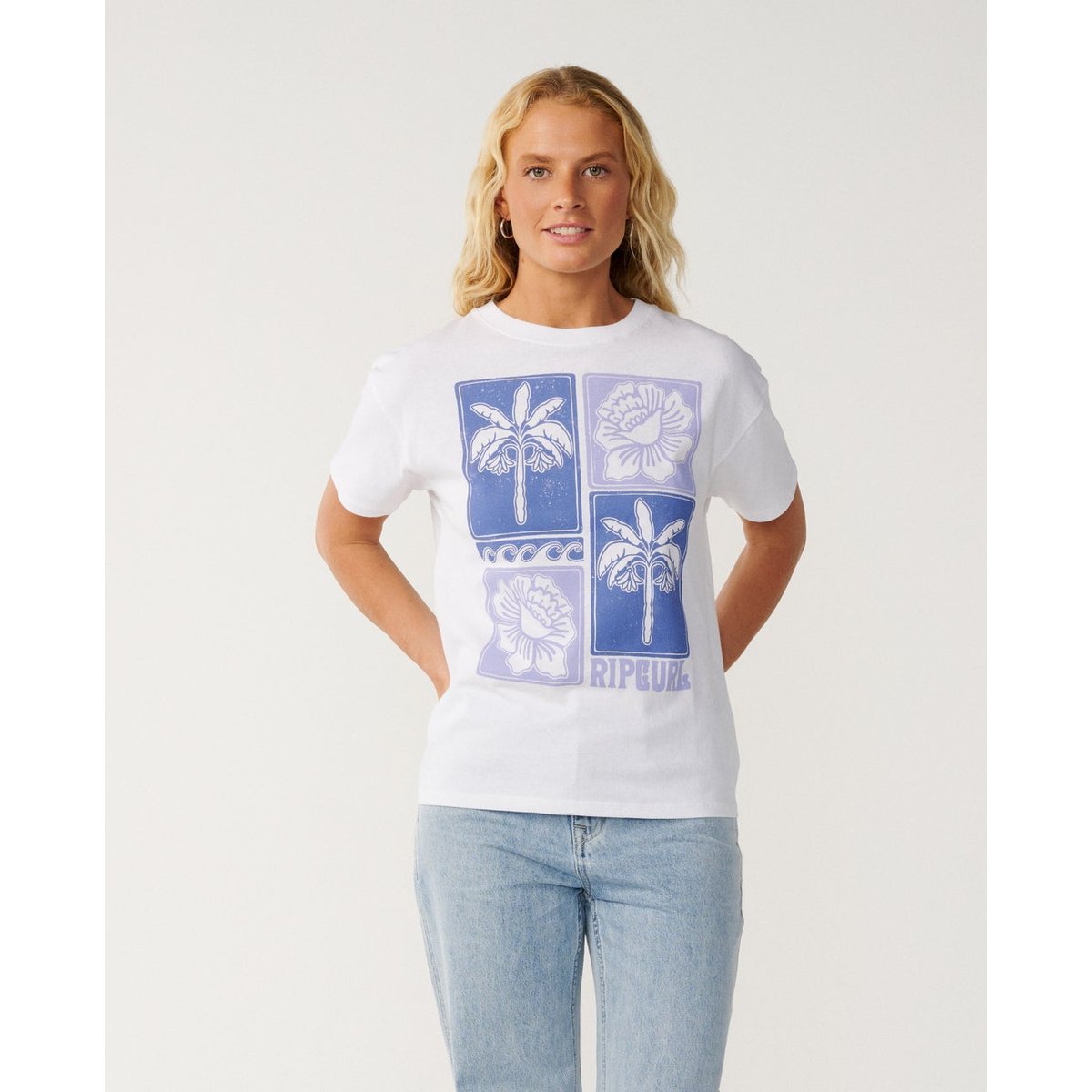 T-shirt relax Bossa NOVA white, RIP CURL