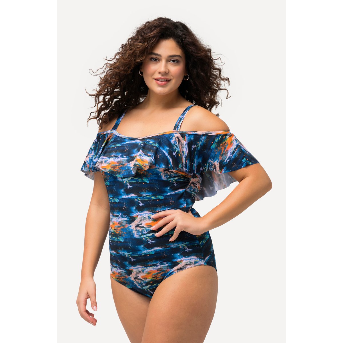 Maillot de bain à bonnets souples marine, ULLA POPKEN