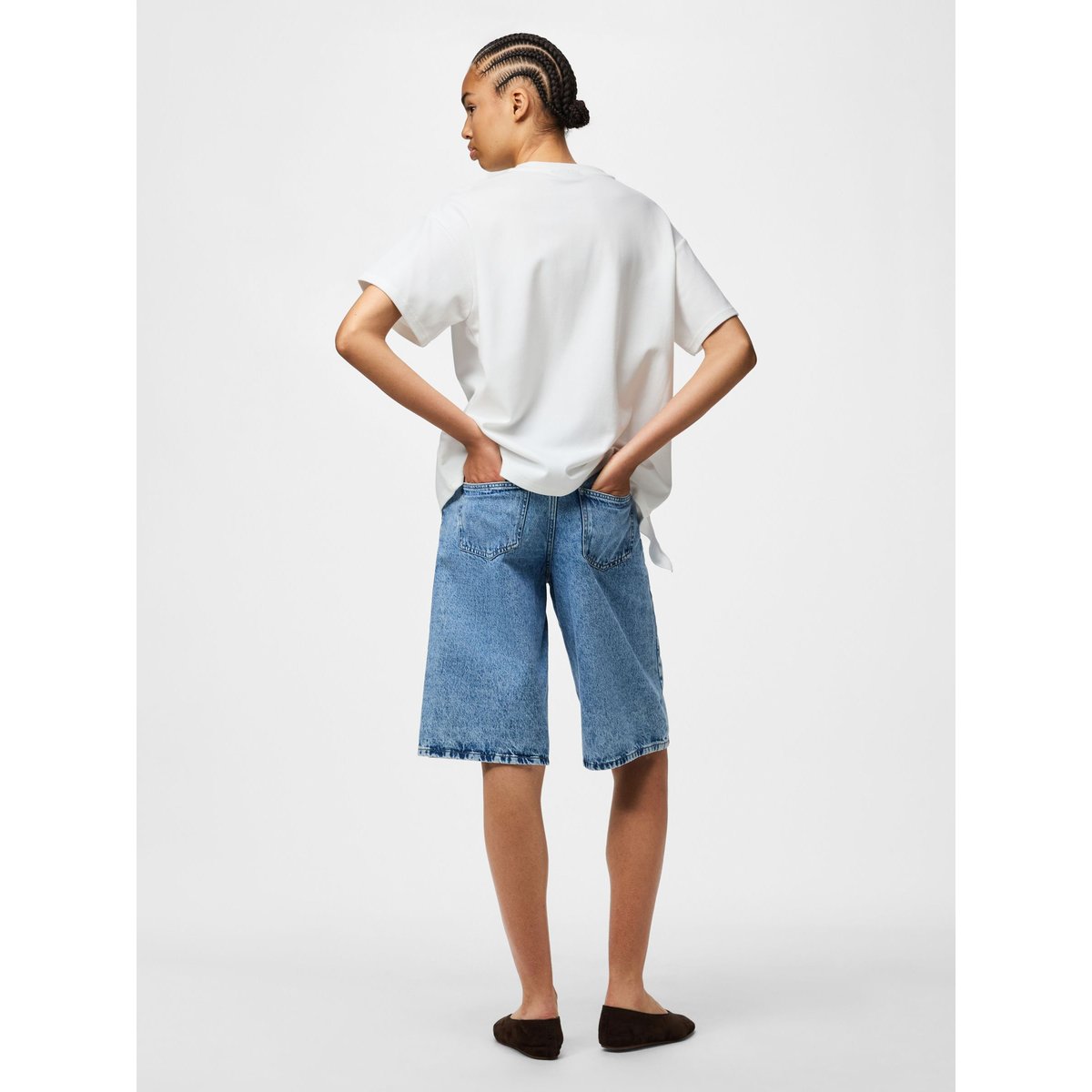 T-Shirt bright white, PIECES