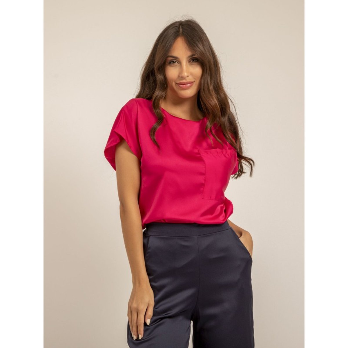 Pantalon Fluide Eduarda noir, DONA LISA