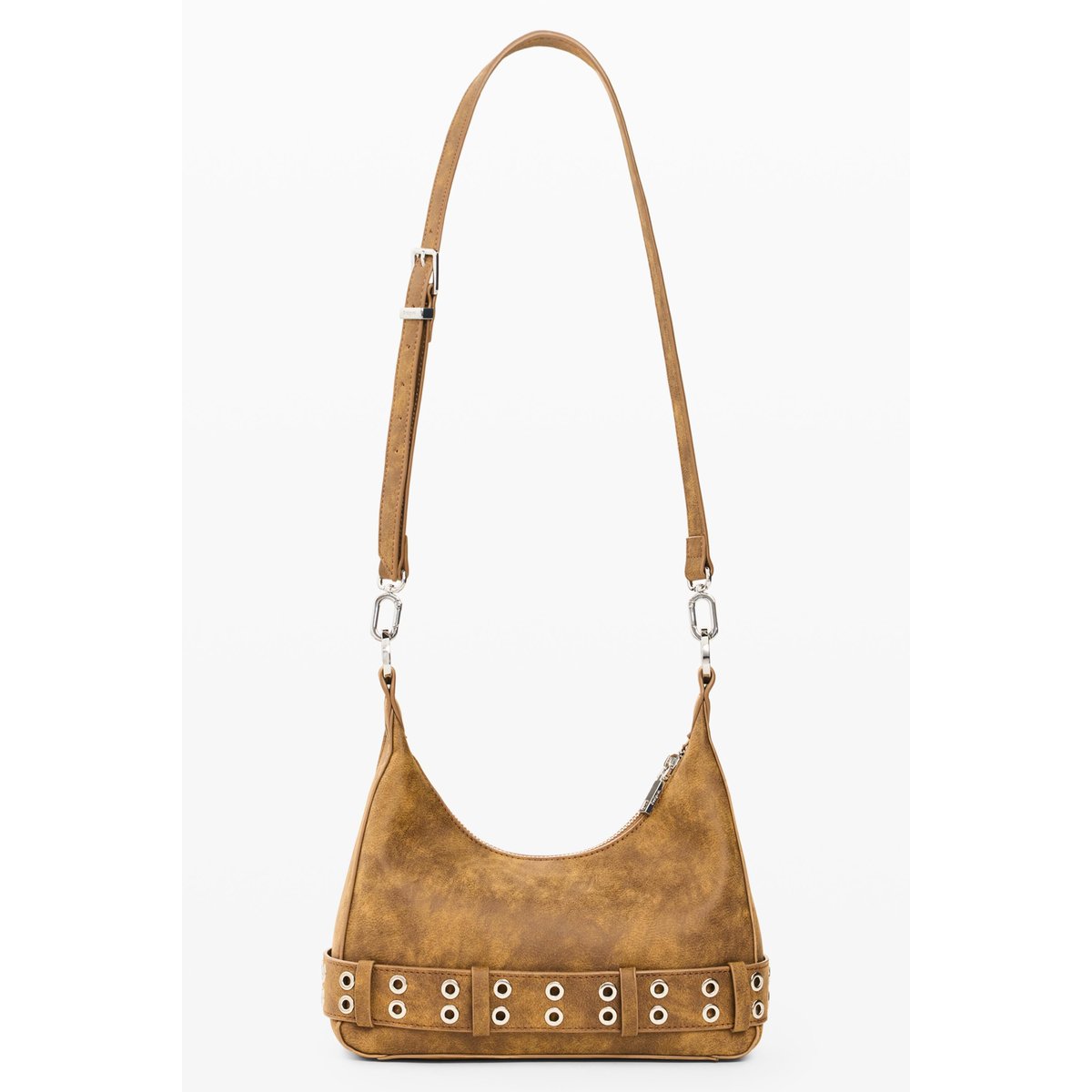 Sac épaule moyen marron, DESIGUAL