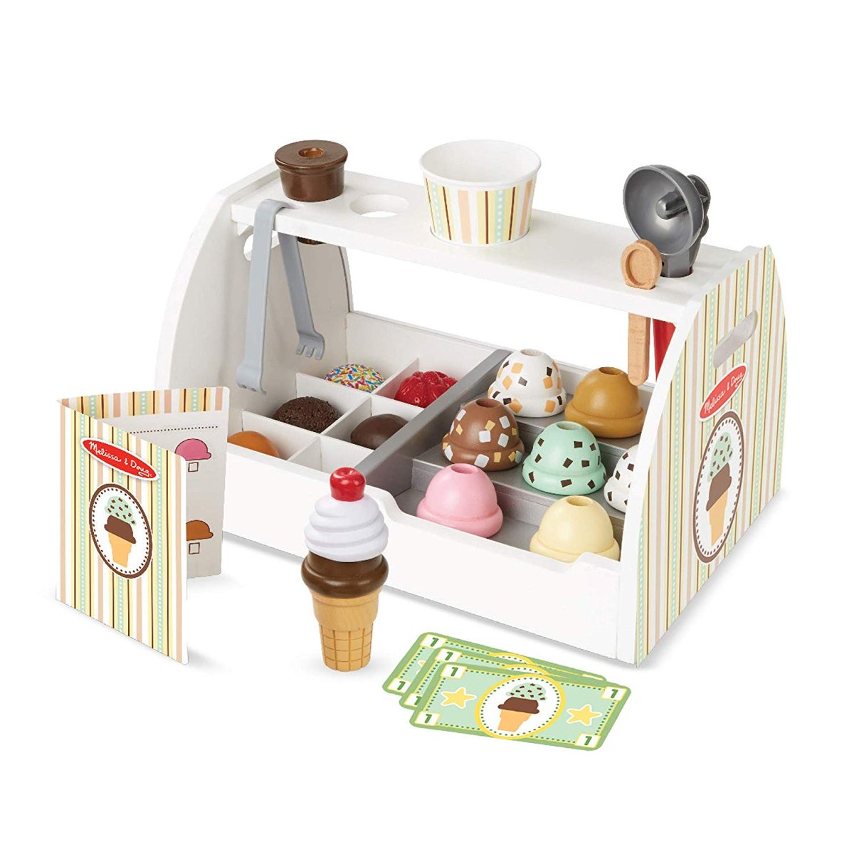 Comptoir à crème glacée blanc, MELISSA & DOUG