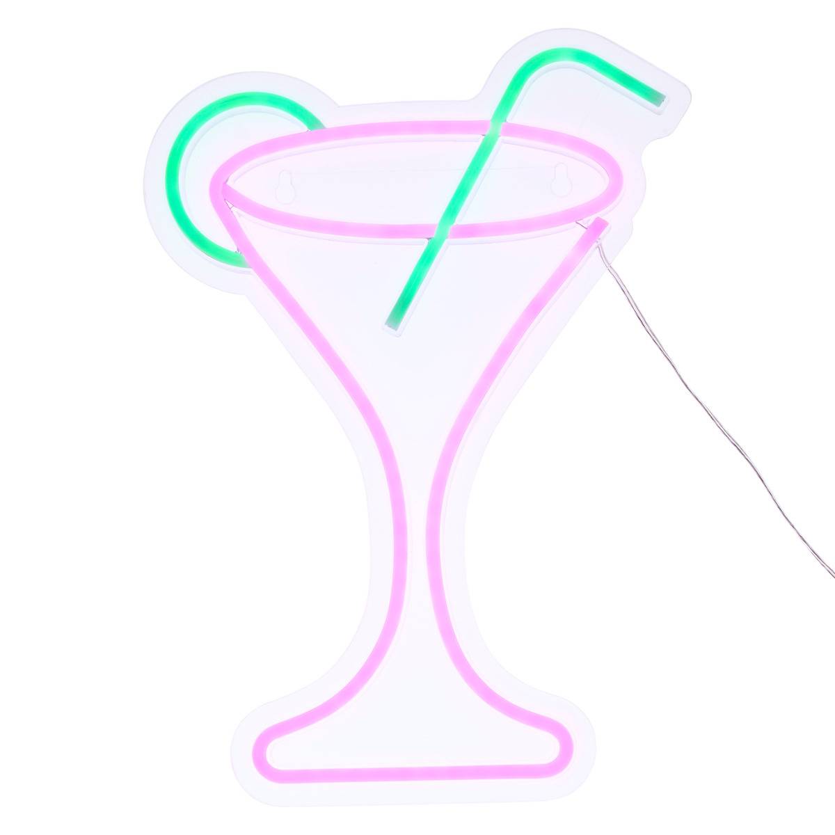 Néon LED COCKTAIL multicolore, ATMOSPHERA
