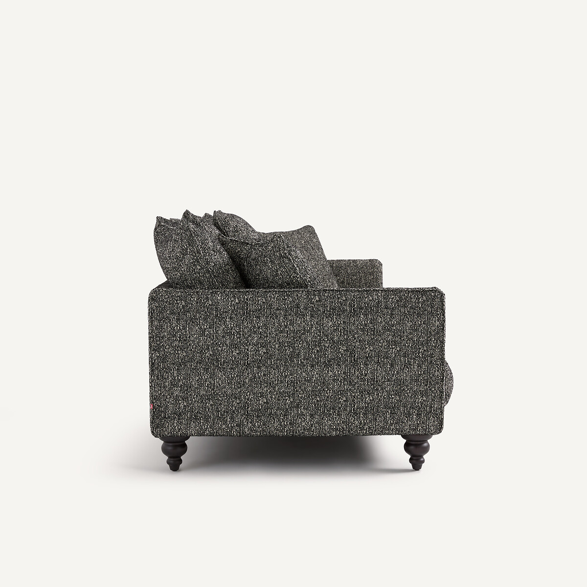 3-, 4- oder 5-Sitzer-Sofa, Bouclé, LAZARE schwarz, AM.PM