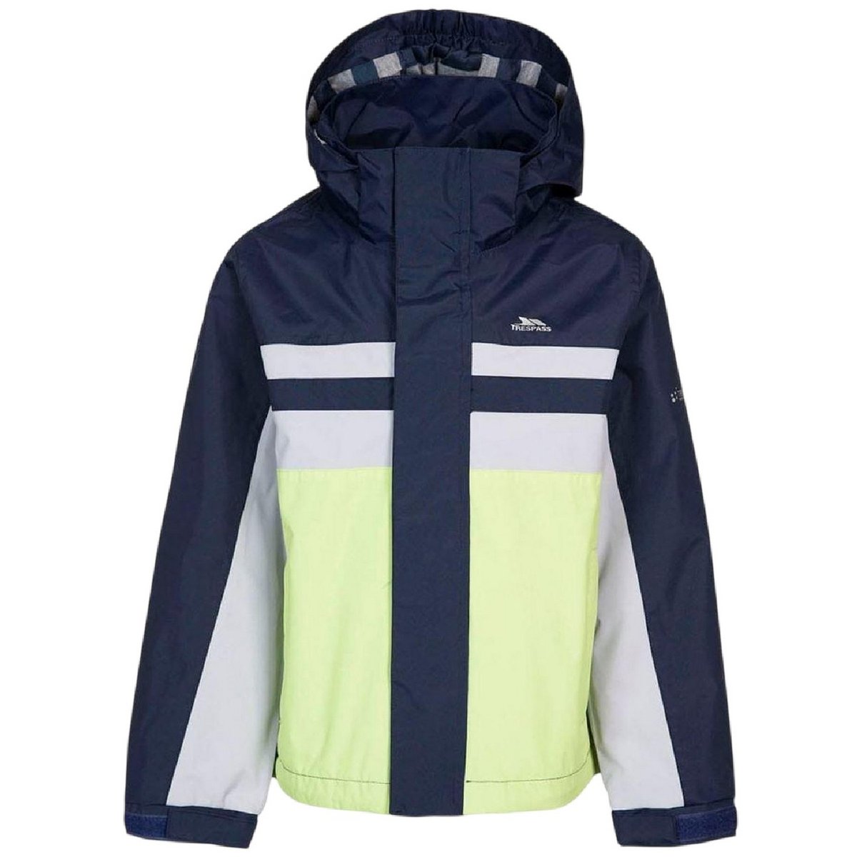 Veste imperméable motif/style blocs de couleurs RAYMONT vert, TRESPASS