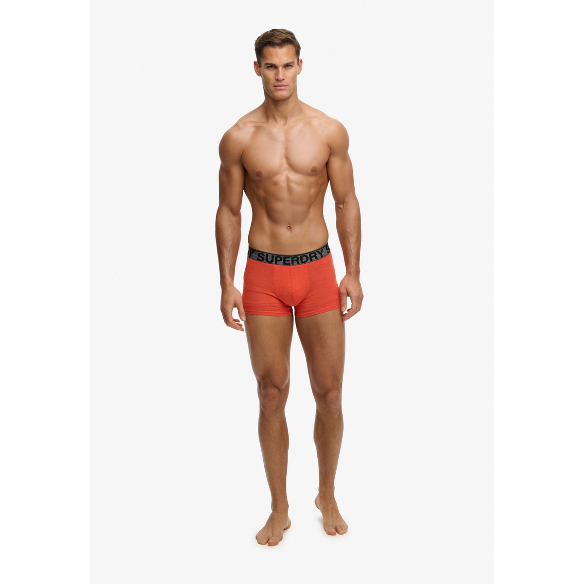 Pack de 3 boxers noir/orange/gris, SUPERDRY