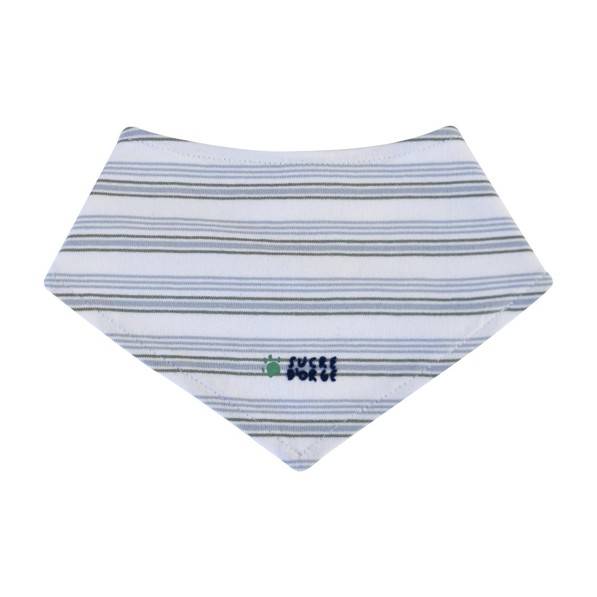 T shirt naissance short et bandana elouan bleu, SUCRE D'ORGE
