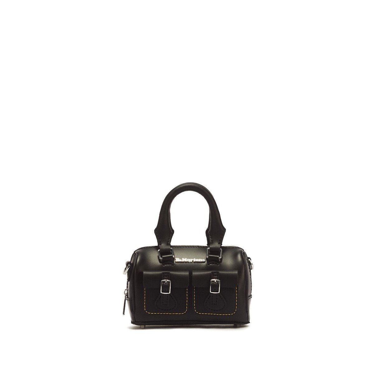 Mini Leather Handbag with Handles black, DR. MARTENS