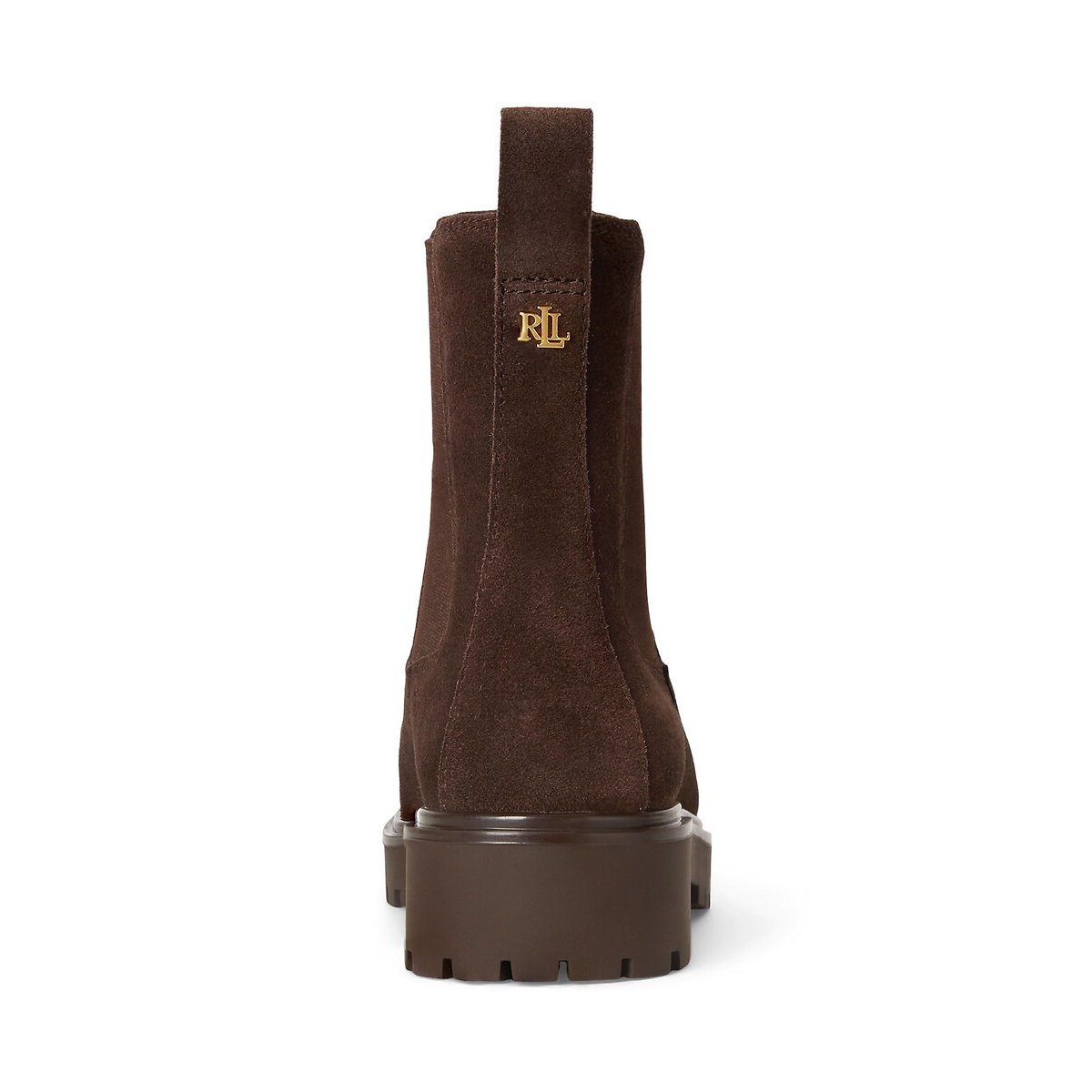 Bottines chelsea en cuir suède, ALLYSON marron foncé, LAUREN RALPH LAUREN