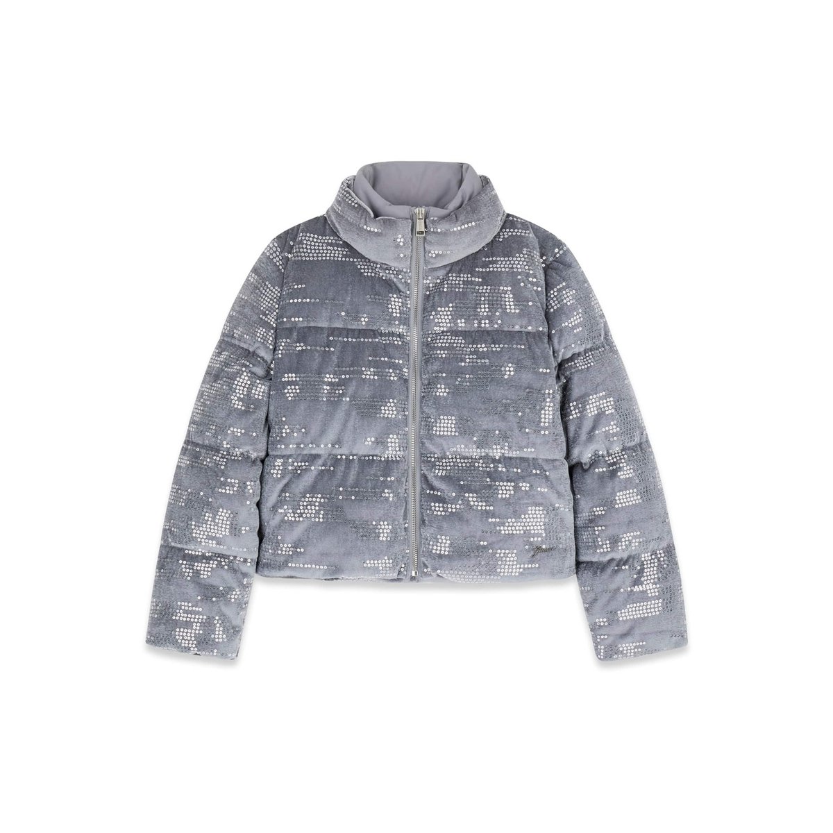 Doudoune En Velours gris multi, GUESS KIDS