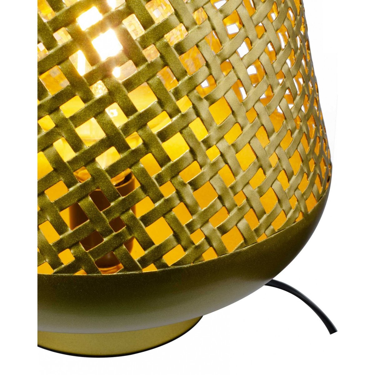 Lampe à poser en métal moyen modèle, TANIS doré, C-CREATION