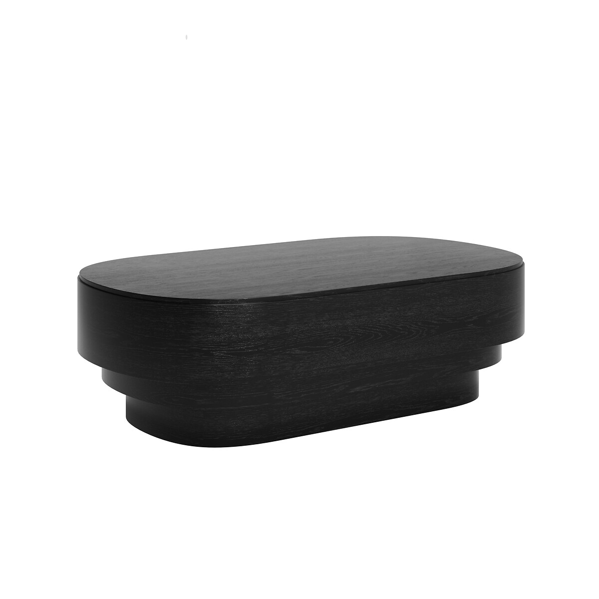 Vittoria Oval Wood Coffee Table black, ÉDITÉ