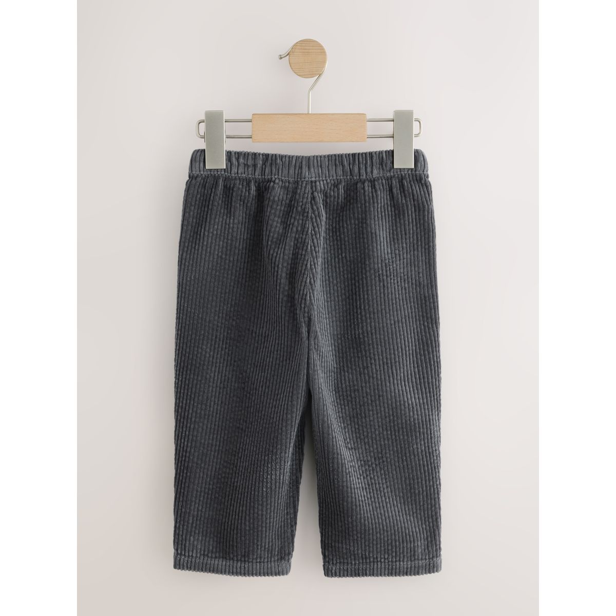 Pantalon en velours côtelé texturé gris anthracite, NEXT