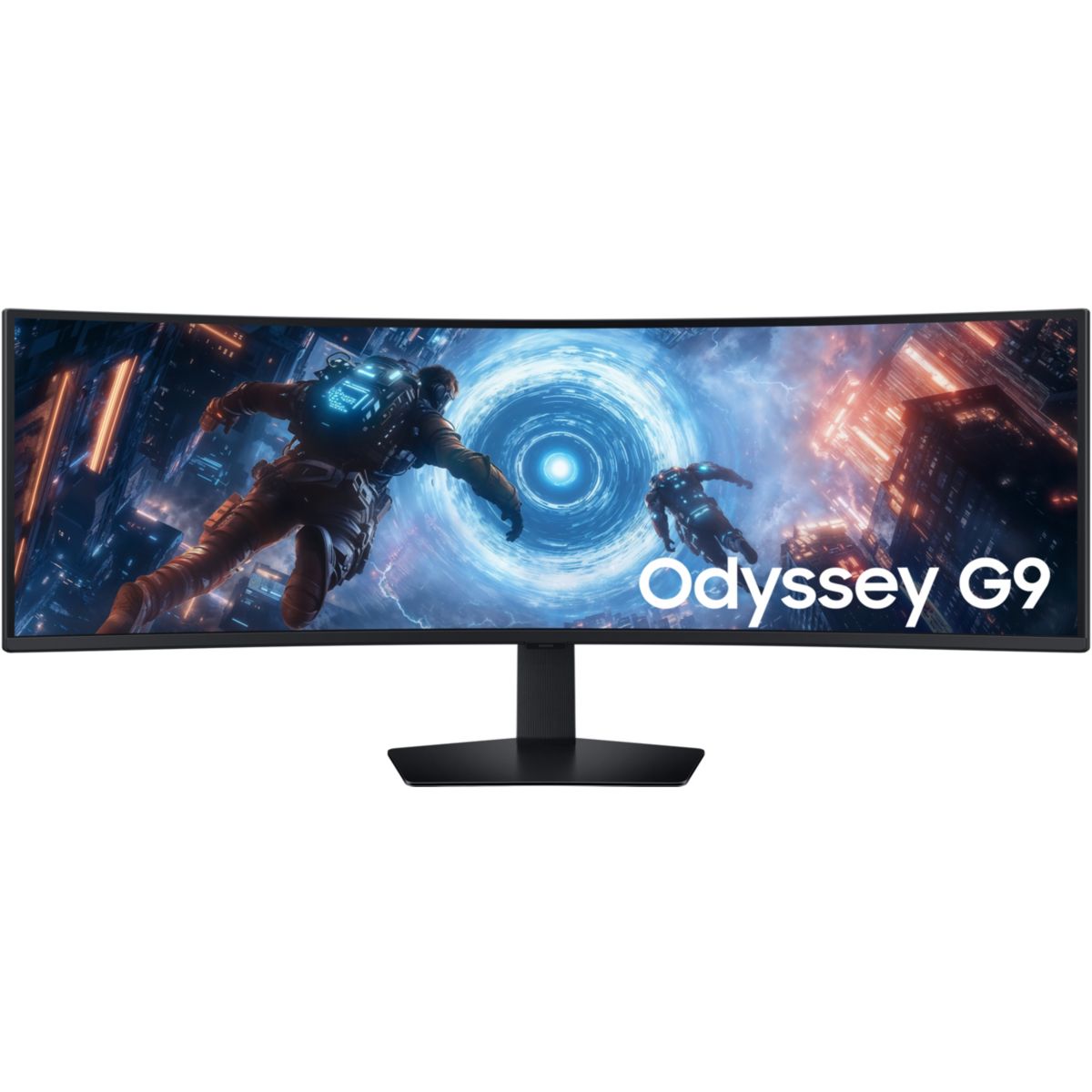 Ecran PC Gamer ODYSSEY G9 G91F 49" Incurvé 1000R DQHD 144Hz VA HDR 600 HDMI 2.1 AMD FreeSync couleur unique, SAMSUNG