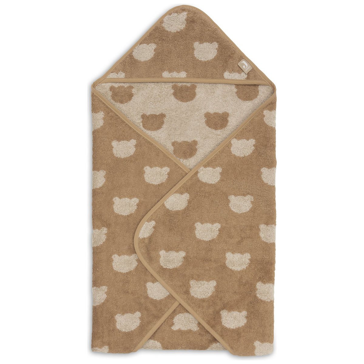 Cape de bain en éponge marron, beige, JOLLEIN