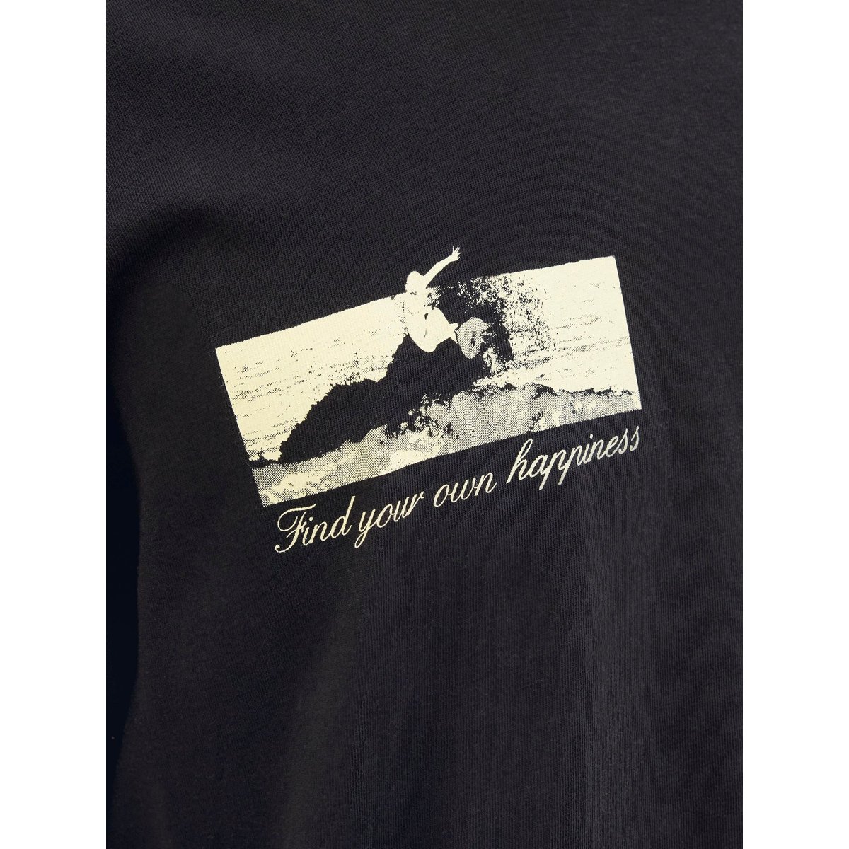 T-Shirt noire - black, JACK & JONES