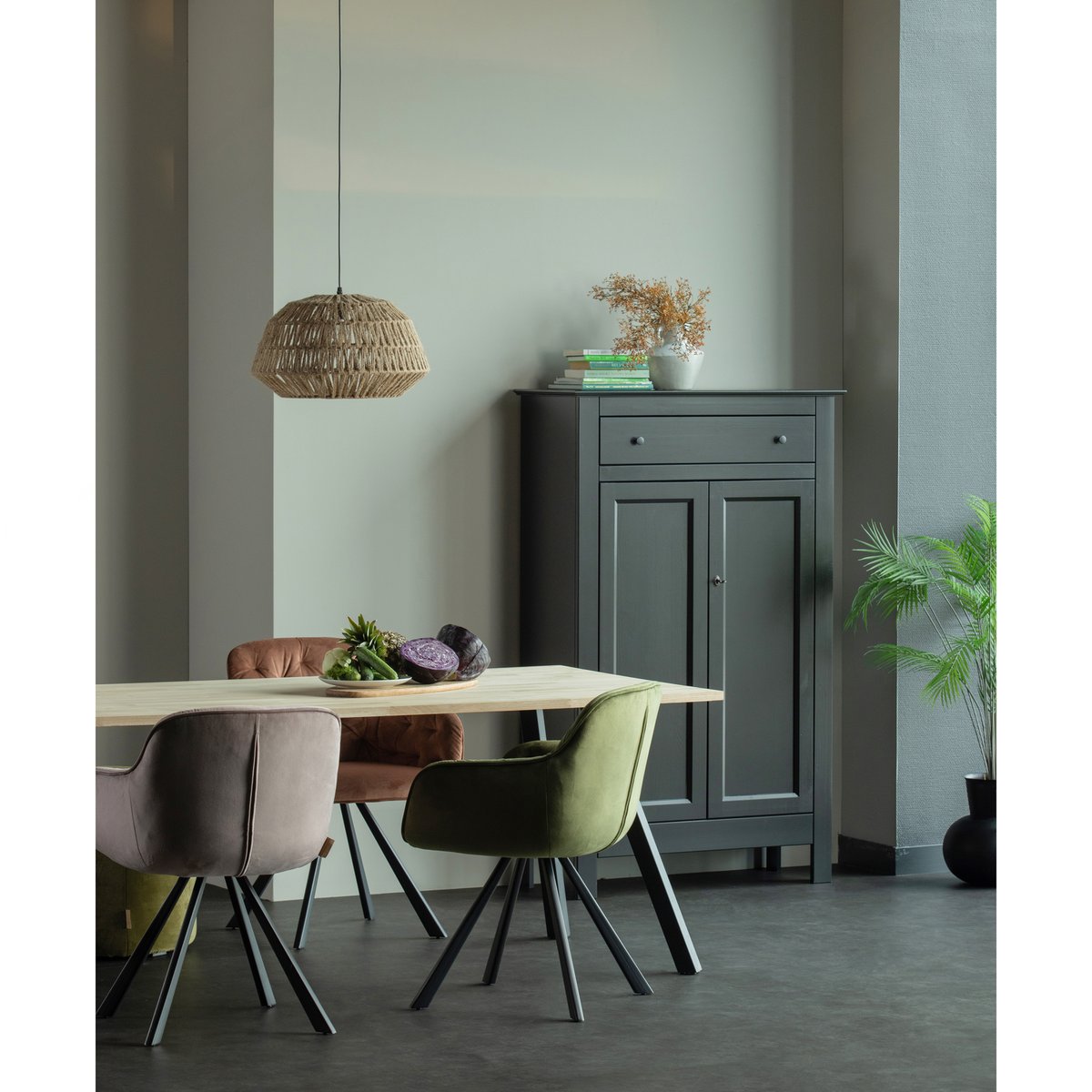 Pied de table en métal 2-POSITION noir, WOOOD