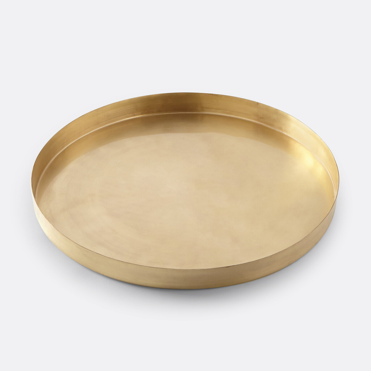Plateau rond en métal acier, Solador or, LA REDOUTE INTERIEURS