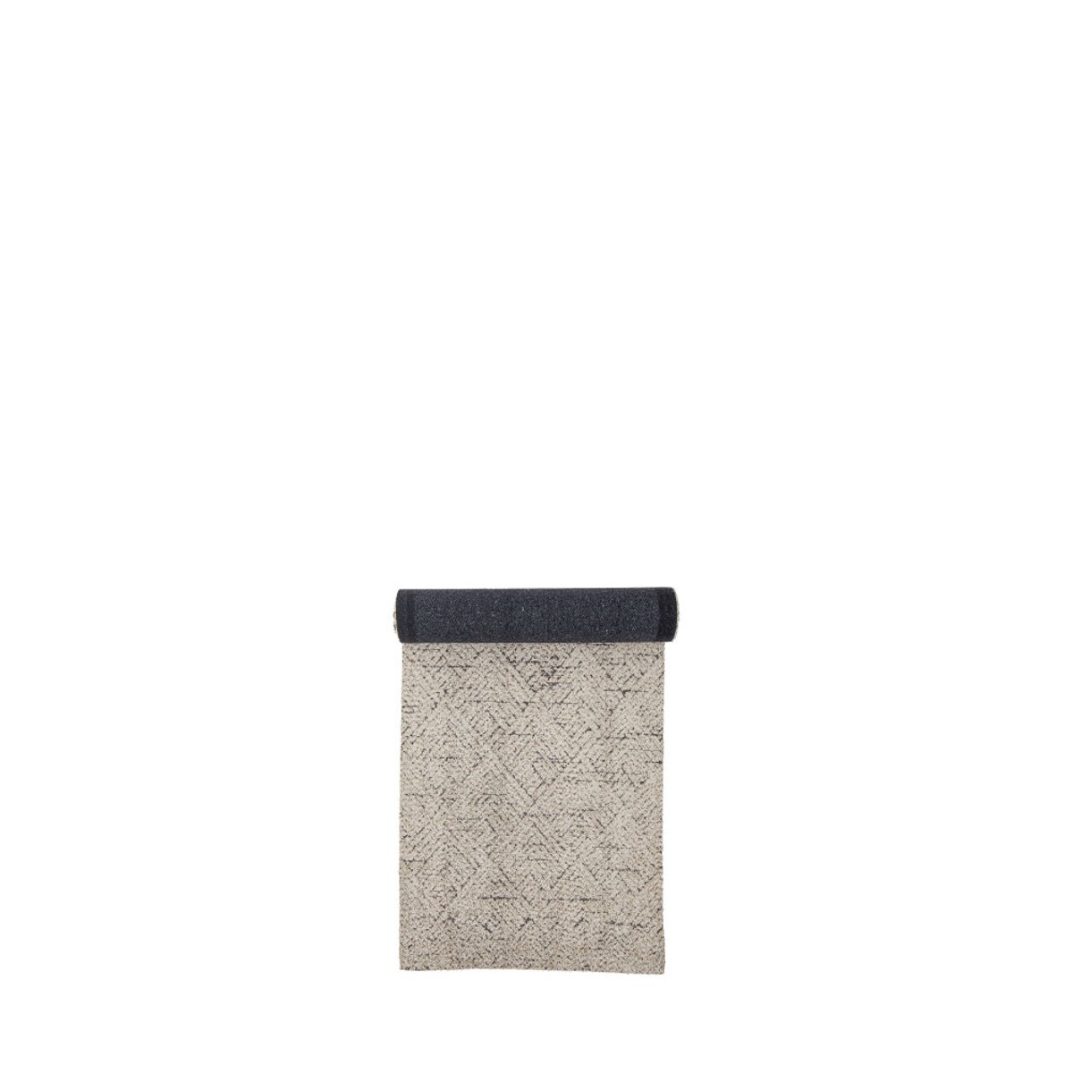 Tapis géométrique naturel en coton - Saxo naturel, BLOOMINGVILLE