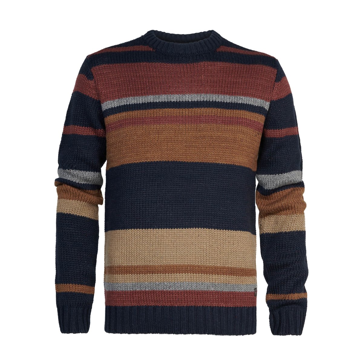 Pull rayé mundelein bleu midnight navy, PETROL INDUSTRIES
