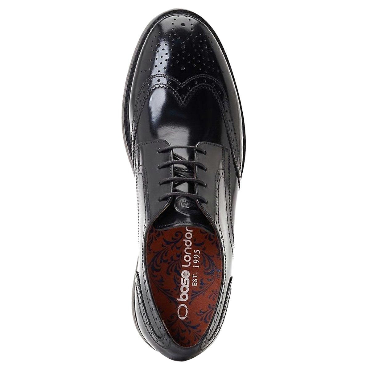 Chaussures brogues JOE noir, BASE LONDON