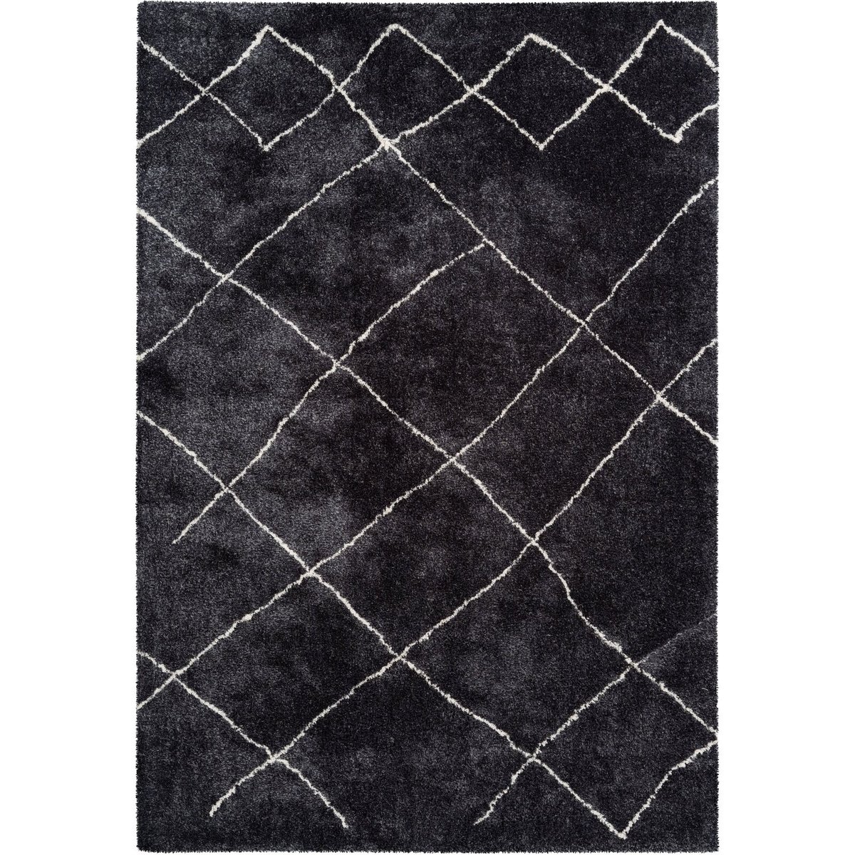 Tapis rectangulaire tissé, ORLANDO anthracite, ARTE ESPINA