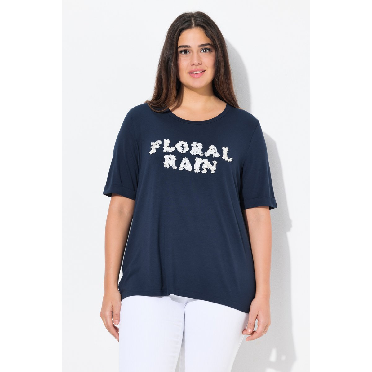 T-shirt marine, ULLA POPKEN