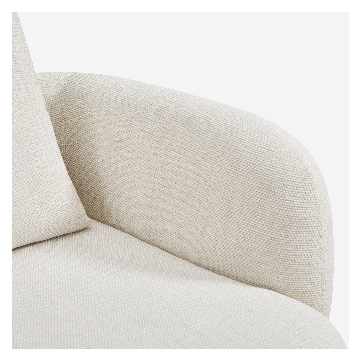 Canapé en tissu garni de plumes CAPRI beige, HABITAT