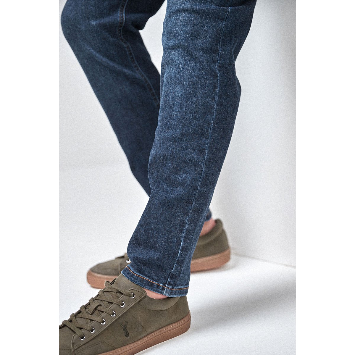 Jean Stretch Coupe Slim Motion Flex bleu moyen, NEXT