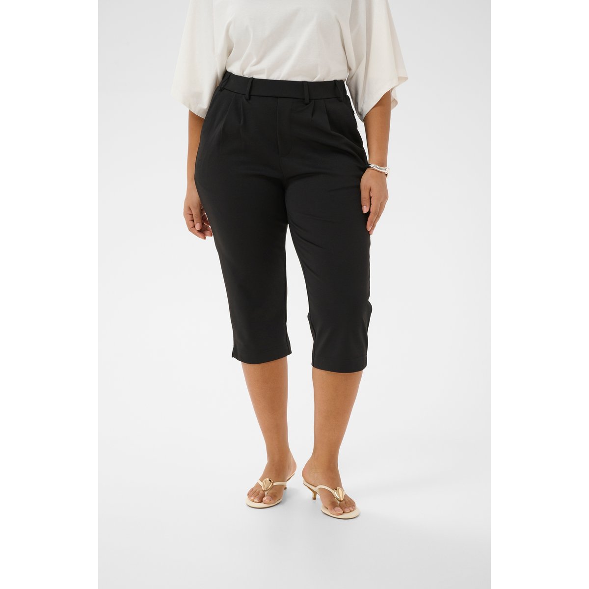 Pantalon Tricoté noir, KAFFE CURVE