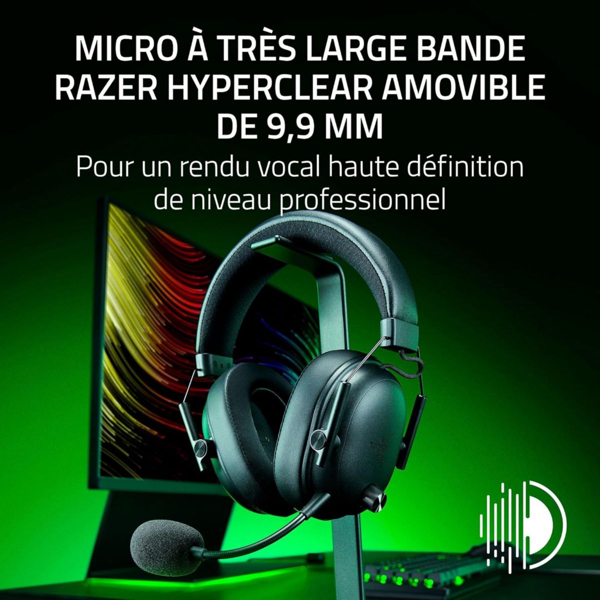 Casque gamer BLACKSHARK V3 NOIR noir, RAZER