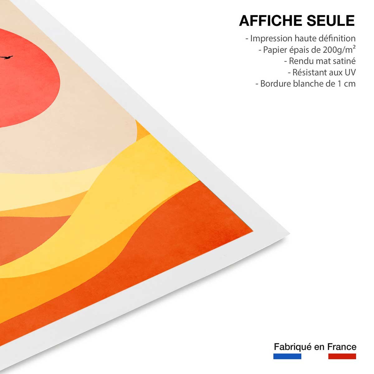 Vague harmonieuse affiche seule, HEXOA