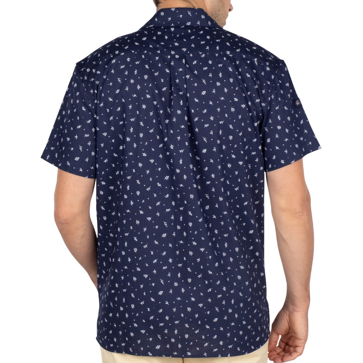 Chemise imprimée navy, SHILTON