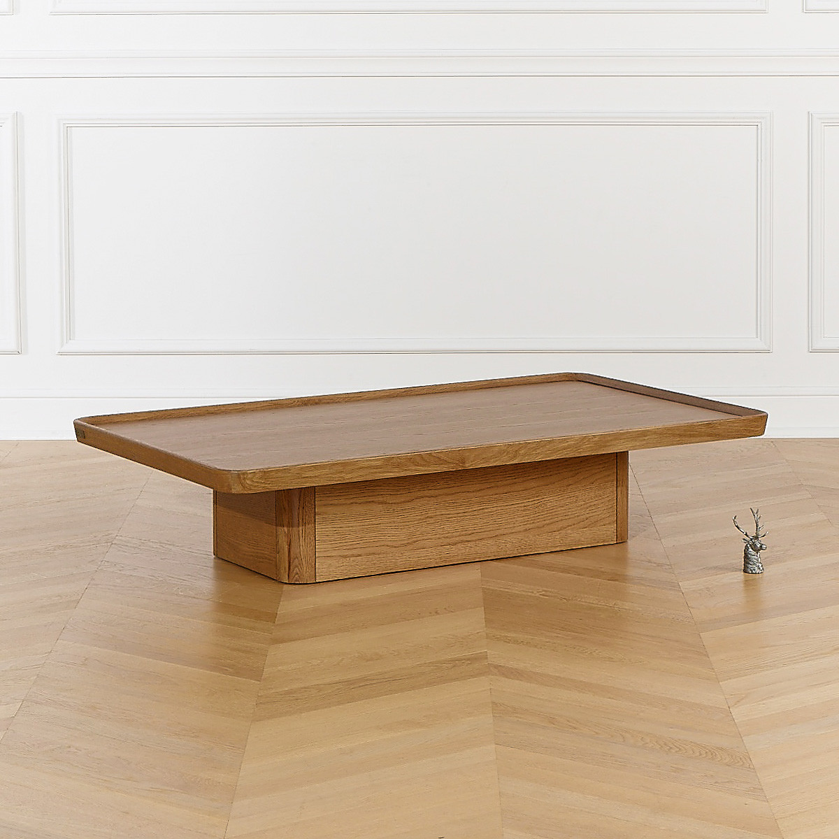 Longue table basse style contemporain en chêne SHERYL marron, ROBIN DES BOIS