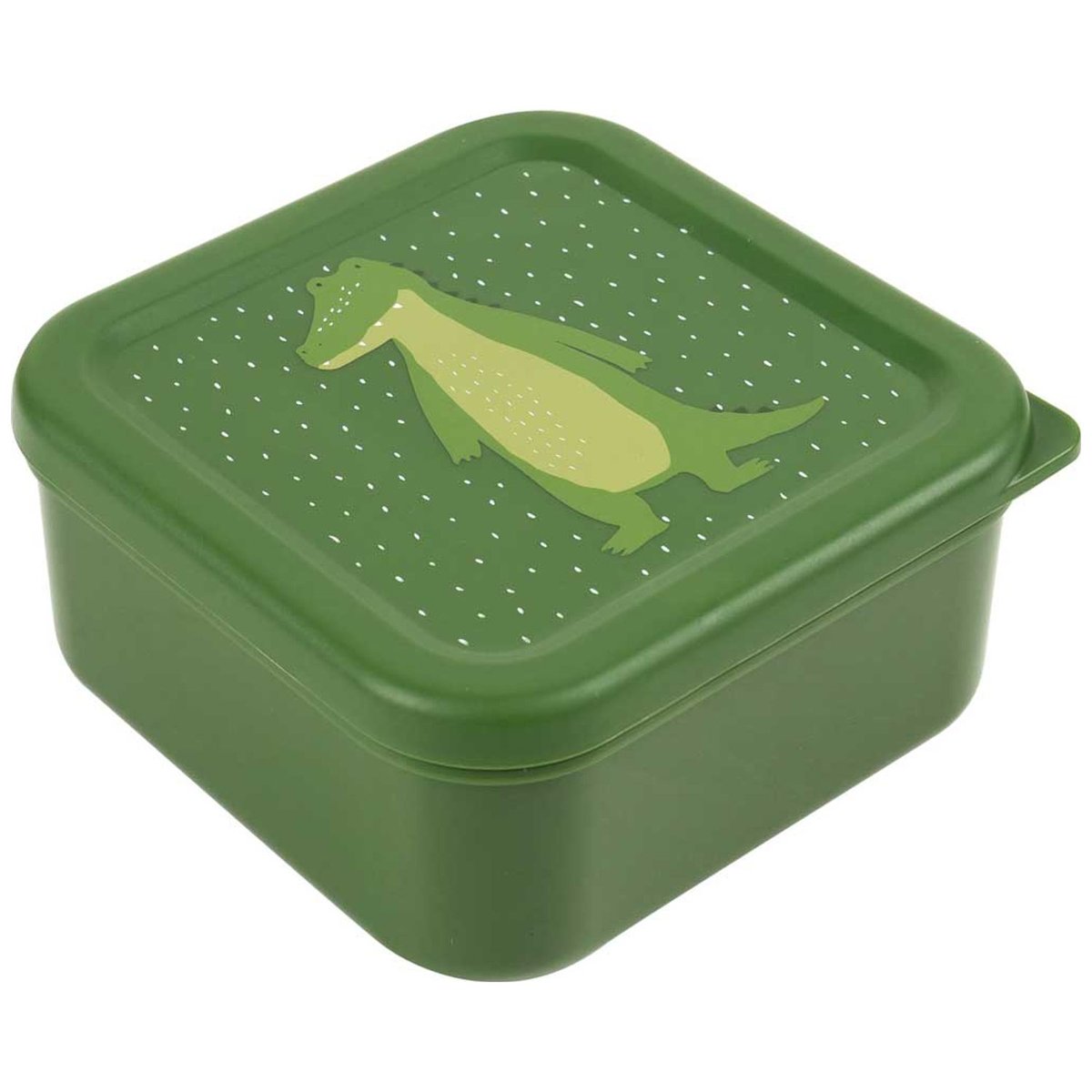 Lot de 3 boîtes à goûter vert, blanc, noir, TRIXIE