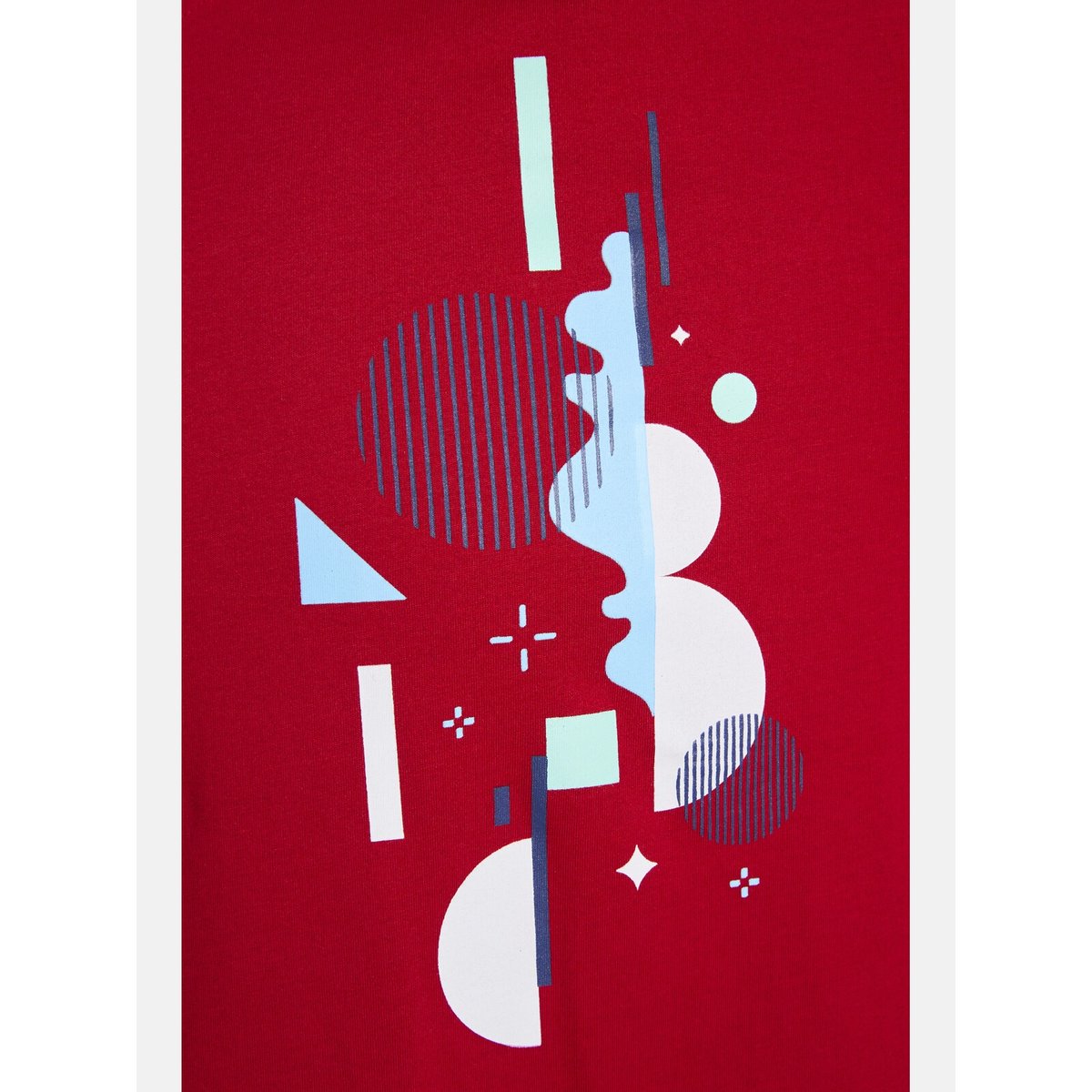 Lot de deux chemises de nuit SODDE rouge bleu foncé, JAN VANDERSTORM