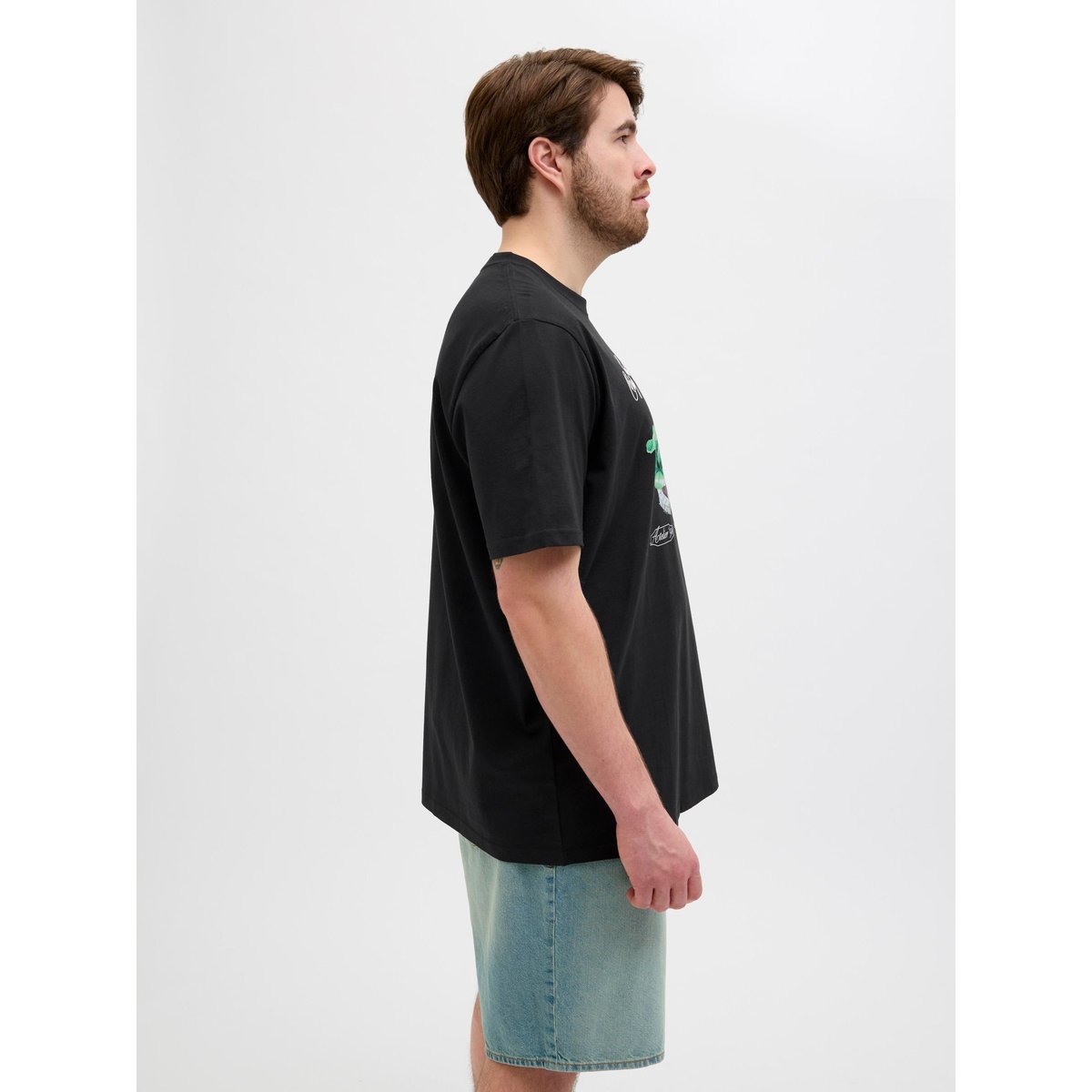 T-Shirt noire - black, JACK & JONES