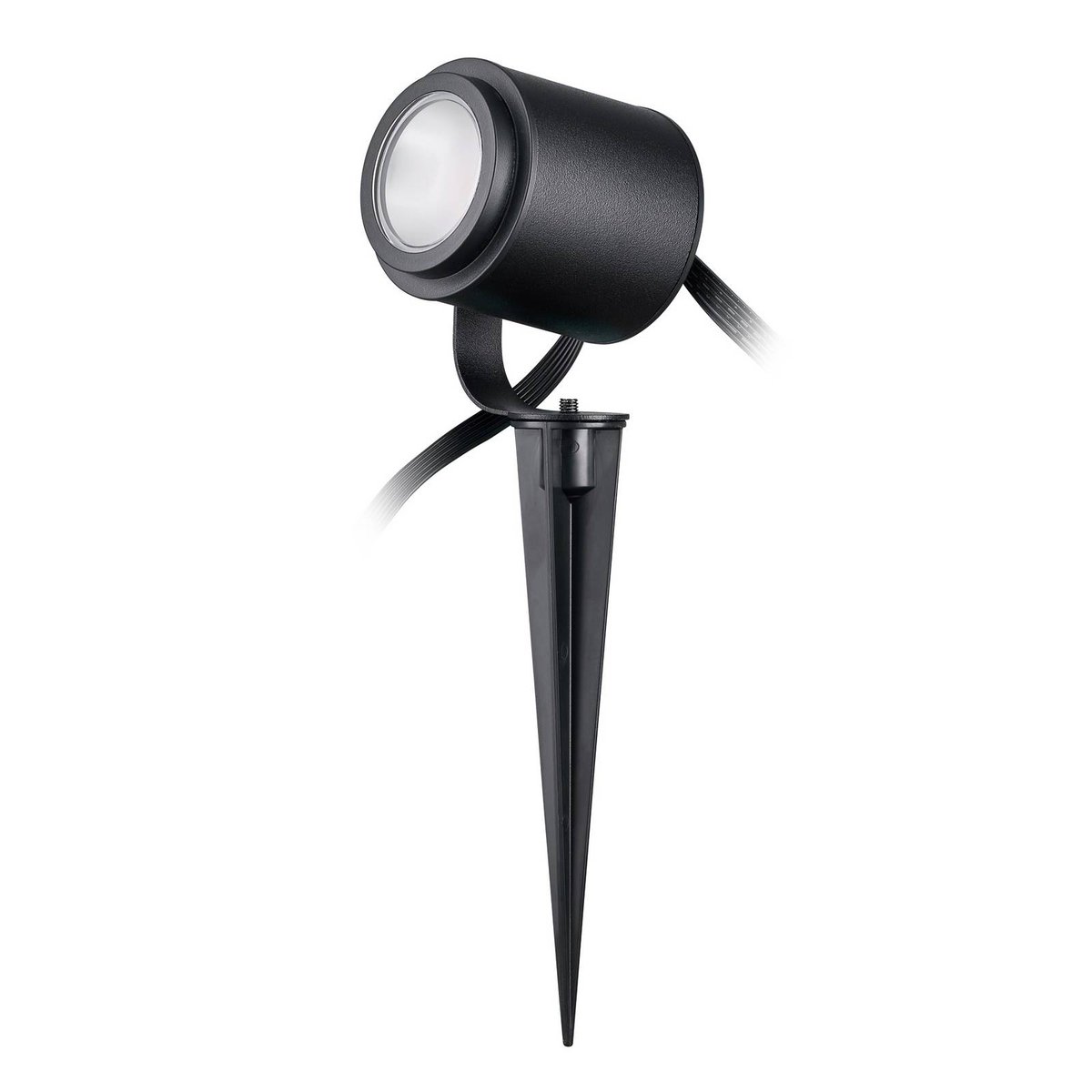 en métal moderneLED, Nymo noir, transparent, LINDBY