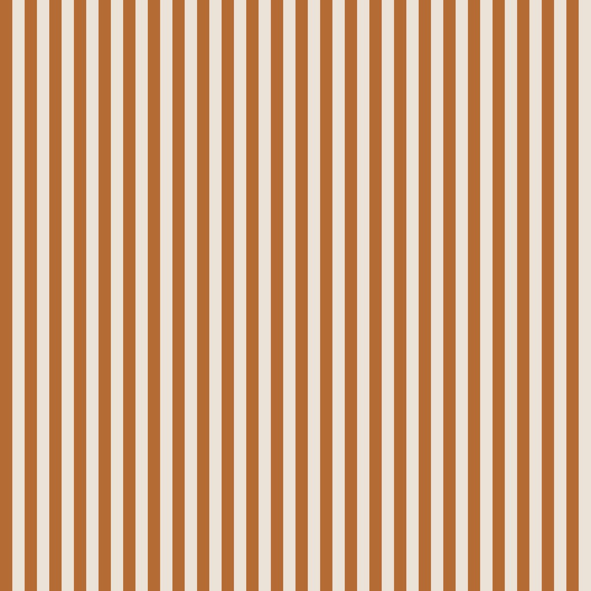 Papier peint petites rayures vintage caramel orangé, écru, SUPERFRESCO EASY