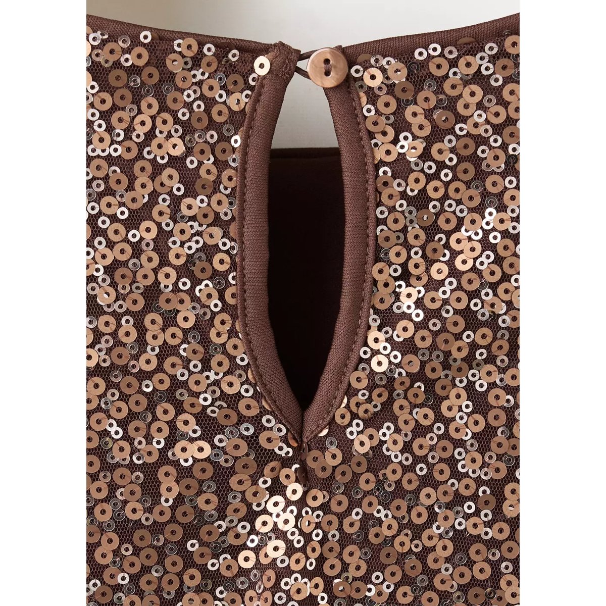 T-shirt paillettes cuivre, MANGO KIDS