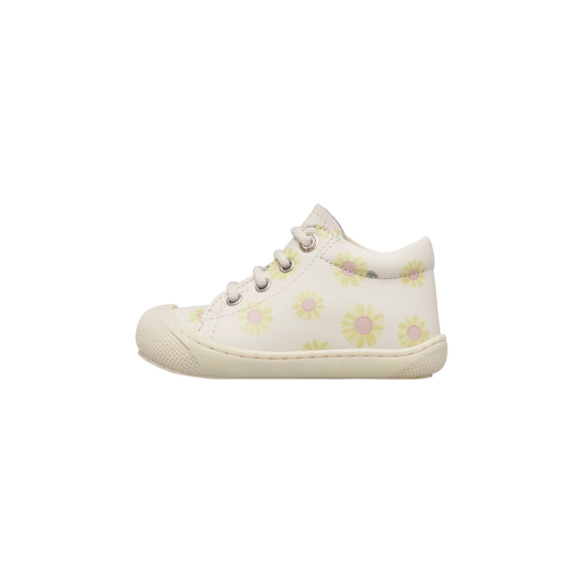 Chaussures premiers pas en cuir COCOON blanc crème-, NATURINO