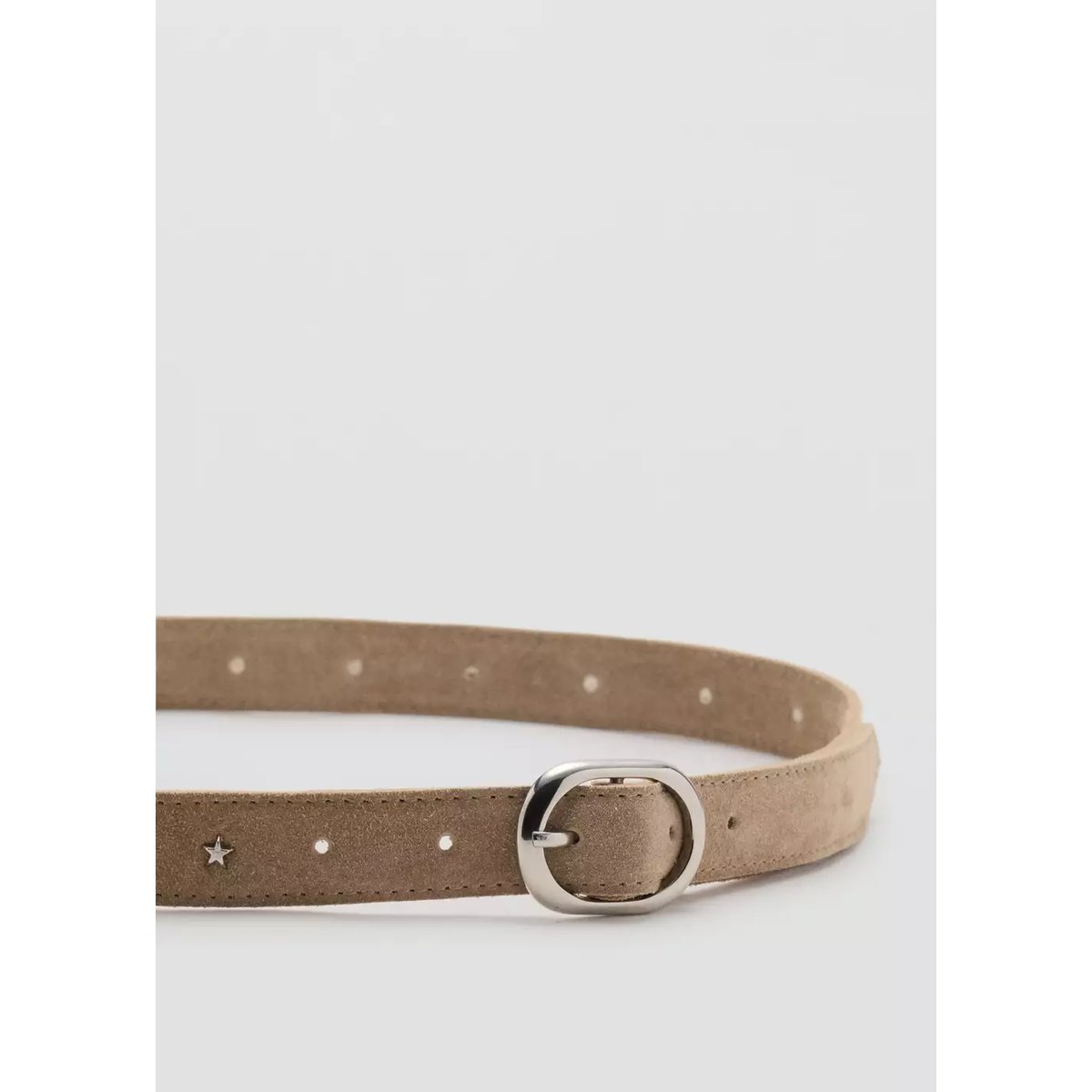 Ceinture cuir étoiles sable, MANGO KIDS