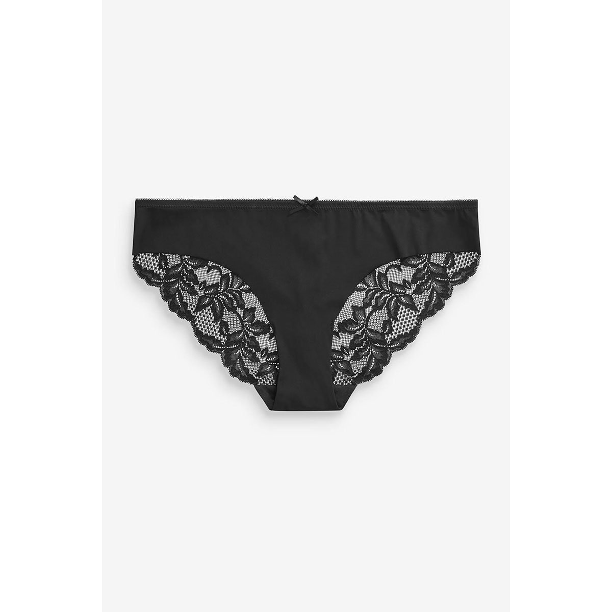 Slips brésiliens avec dentelle, lot de 3 noir - nude - blanc, NEXT