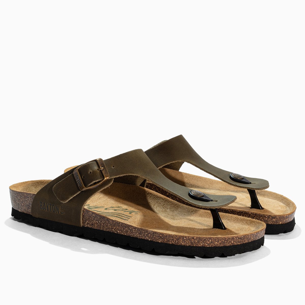 Tongs MERCURE khaki, BAYTON