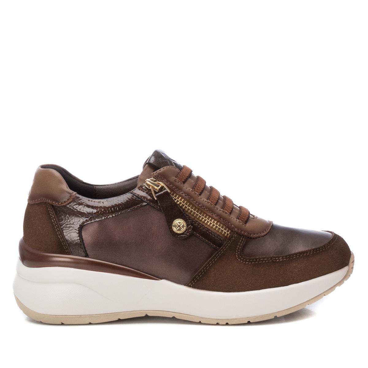 Baskets Plaine Décontractée Fermeture éclair taupe, XTI