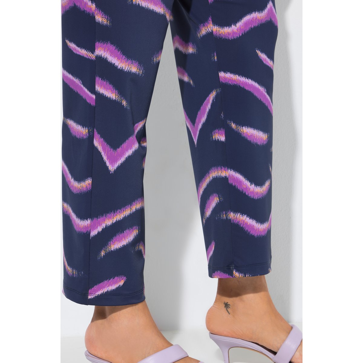 Pantalon Sienna en jersey, motif animal marine, ULLA POPKEN