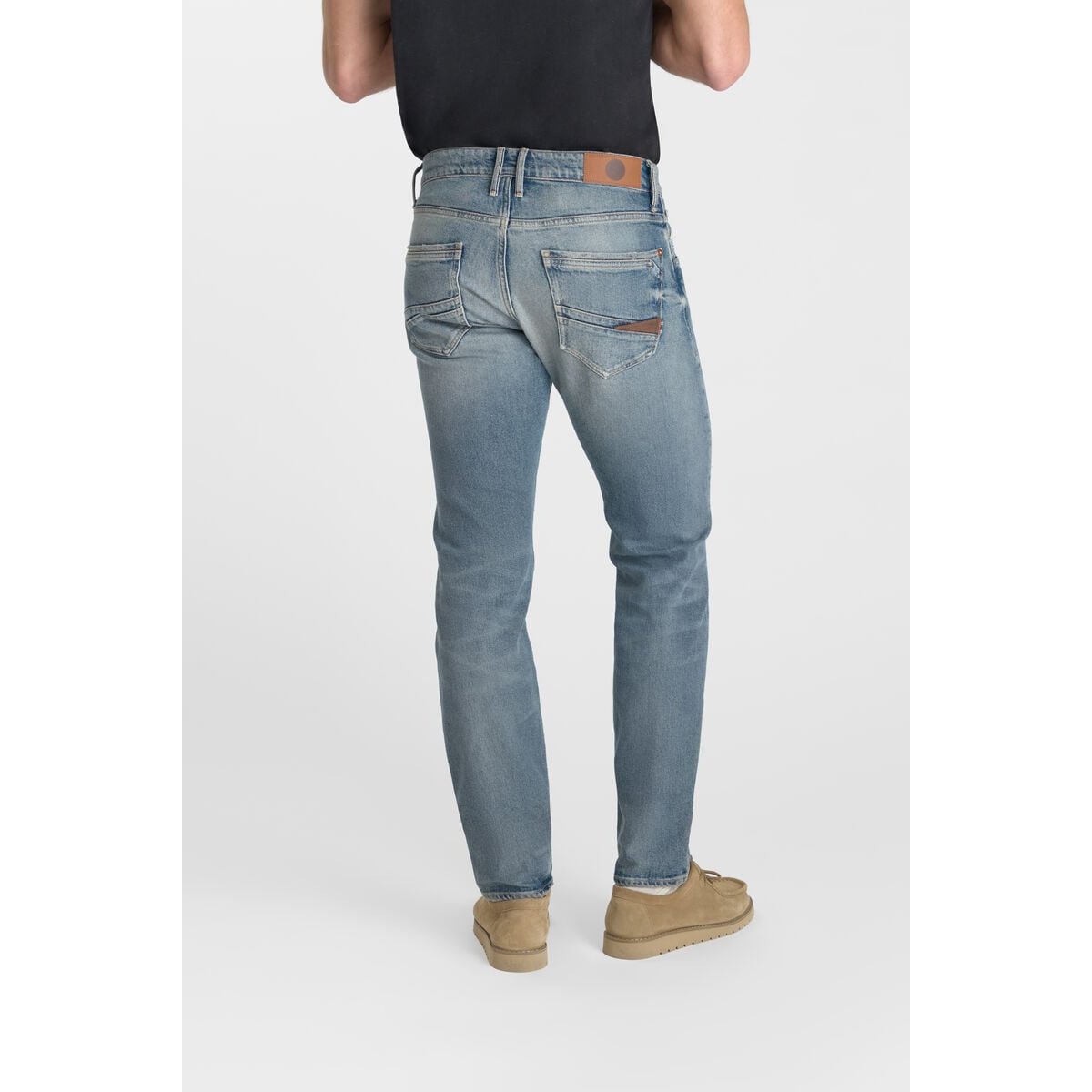 Jeans slim stretch 700/11, longueur 34 blue, LE TEMPS DES CERISES