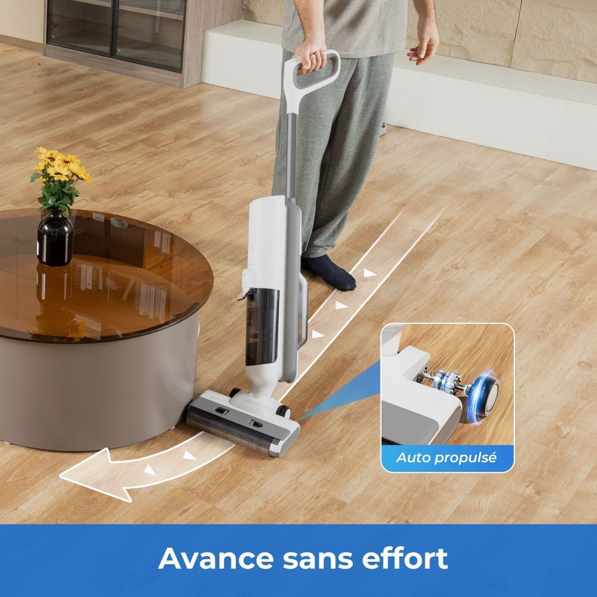 Aspirateur laveur ECFWVC100 couleur unique, ESSENTIEL B